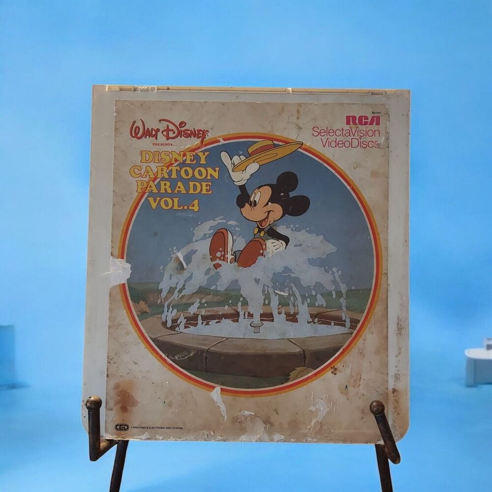 Walt Disney Presents Disney Cartoon Parade Vol 4 CED Video Disc 1982